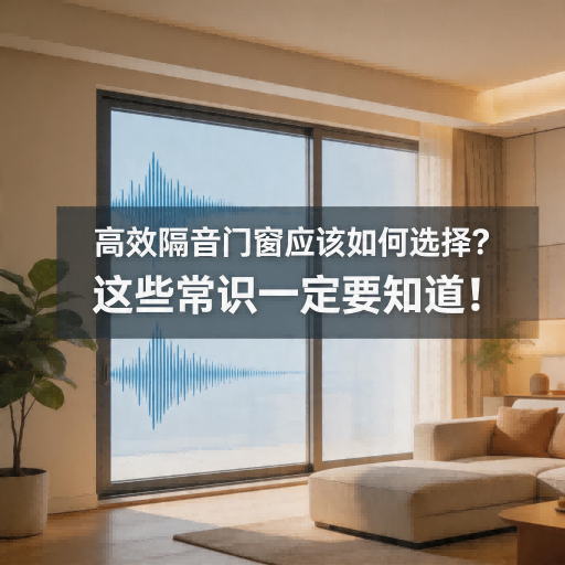 高效隔音門窗應該如何選擇？這些常識一定要知道！