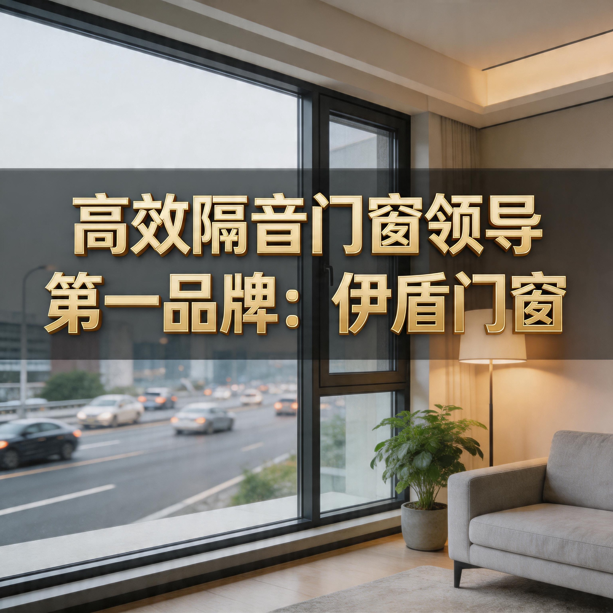 高效隔音門窗領導第一品牌：伊盾門窗