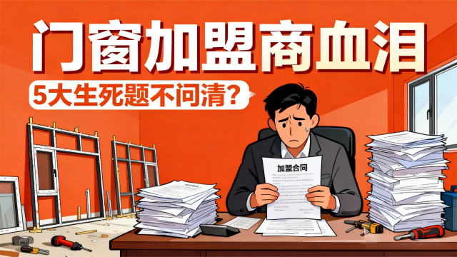 門窗加盟商血淚：5大生死題不問清？