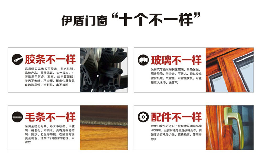 伊盾門窗金爵系列