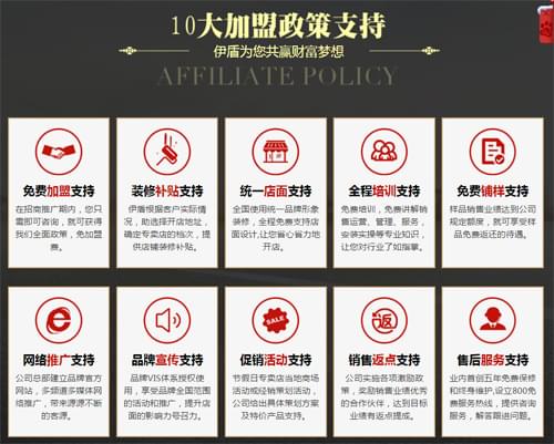 伊盾門窗十大加盟政策