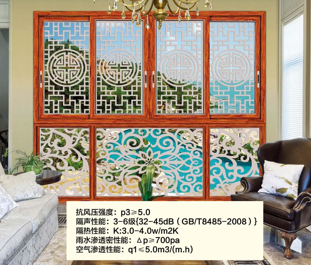 伯爵書房推拉窗產(chǎn)品參數(shù)