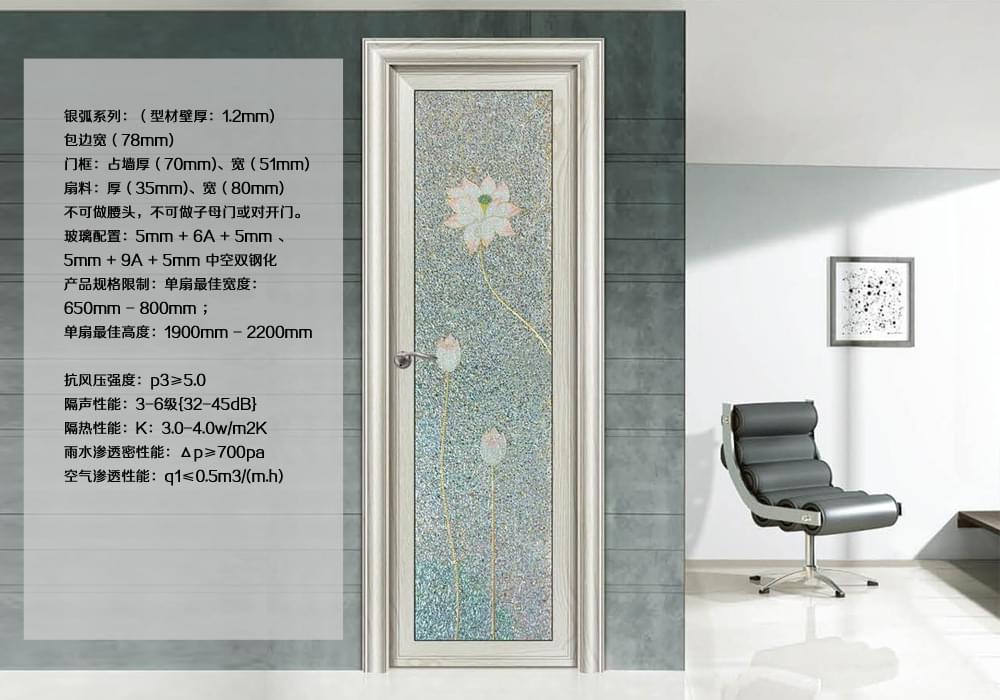 銀弧花園平開門產(chǎn)品參數(shù)