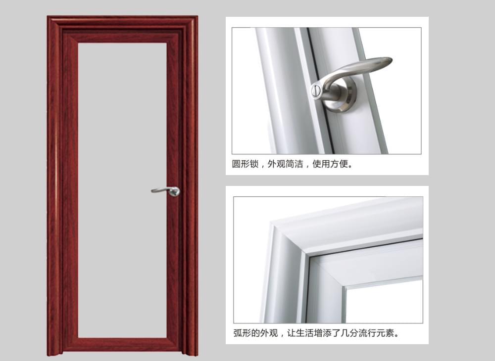 銀弧平開門產品描述