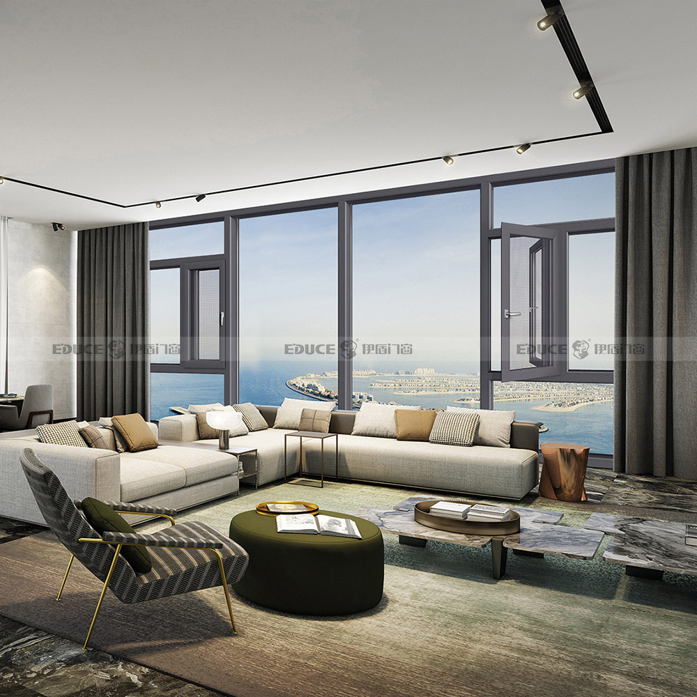 窗紗一體平開窗-豪爵120